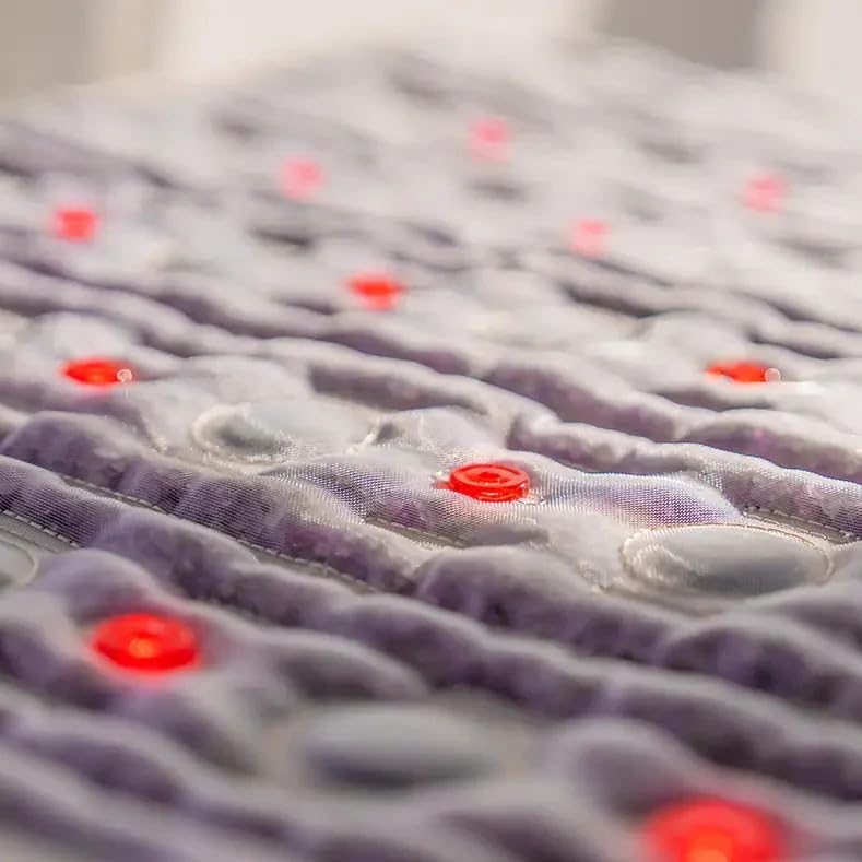 PEMF Advanced Far Infrared Full Body Heating Pad Biomat with Red Lights, Amethyst, Tourmaline & Jade 72"x24" Zevon