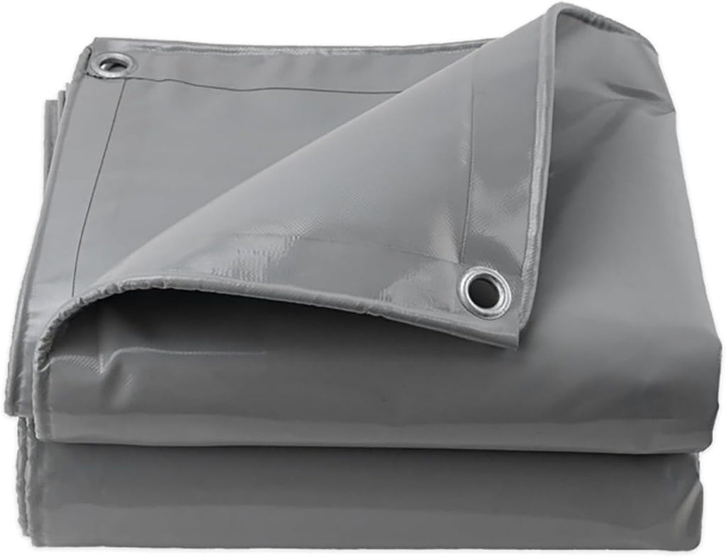 Heavy-Duty Waterproof Outdoor Sauna Tarp Tear-Resistant Double-Sided Coating Cover 78.74"x118.11" Zevon