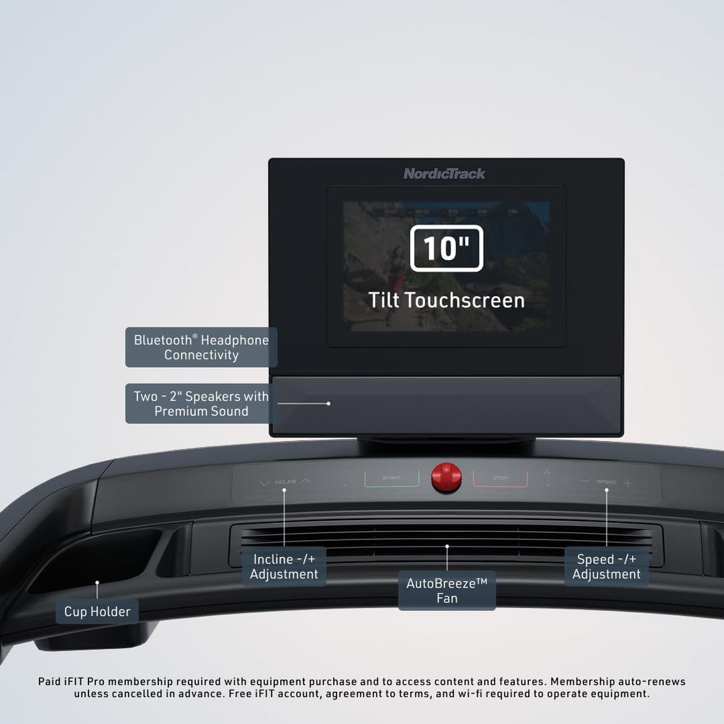 NordicTrack Commercial 1250 Treadmill Includes 1-Month iFIT Pro Membership Amazon Exclusive Zevon