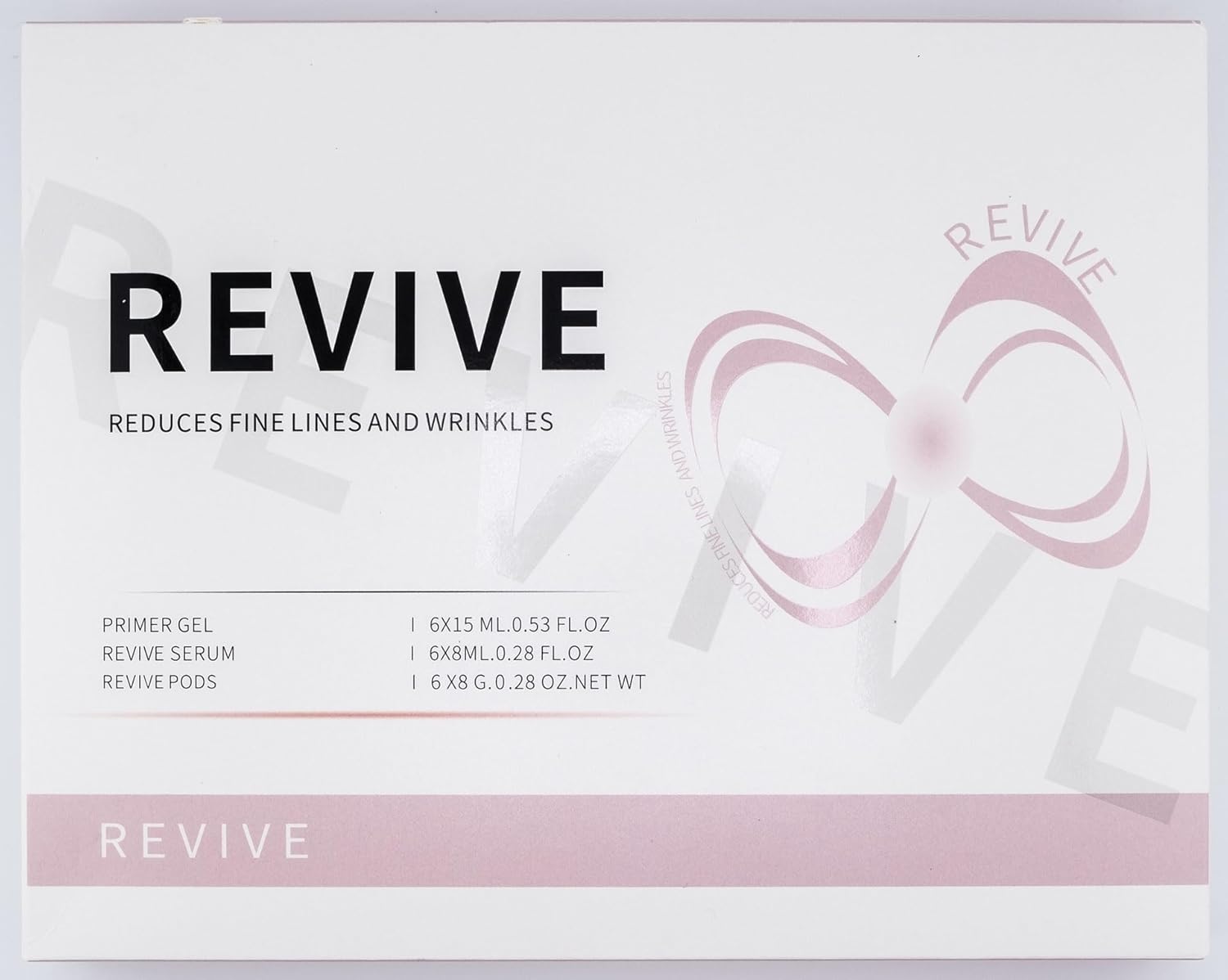 Revive Pods Oxygen Facial CO2 Therapy Set 6 Pods + 6 Primer Gels + 6 Serums After Treatment Zevon