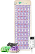 PEMF Advanced Far Infrared Full Body Heating Pad Biomat with Red Lights, Amethyst, Tourmaline & Jade 72"x24" Zevon