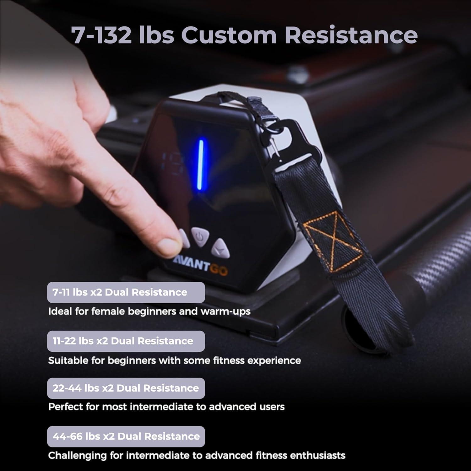 Multifunctional Portable Home Gym Cable Fitness Machine with Adjustable Resistance App & Bluetooth Connection Gray Zevon
